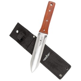 Garden Guru Hori Hori Gardening Knife for Weeding, Digging, Pruning, and Cultivating - Stainless Steel Full Tang Blade | Marks for Measuring Planting Depth