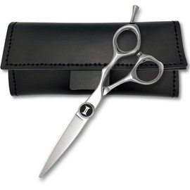 Flair 6 Inch Hair Cutting Scissors with Removable Tang and VG10 Japan Steel Sword Style Blades - Designed to Cut Wet or Dry Hair - Designed by Saki Shears (6" Cutting Scissors)