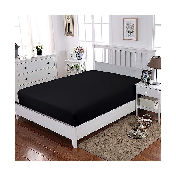 Egyptian Cotton 30cm Extra Deep Fitted Sheet T-200 Thread Count