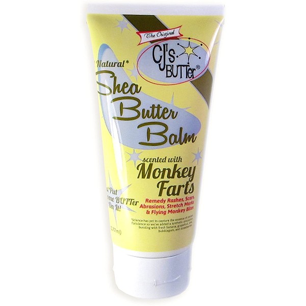 The Original CJ's BUTTer® All Natural Shea Butter Balm - Monkey Farts, 6 oz. Tube