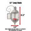 Vela Lanterns 11.5" Hanging Moroccan Decorative Candle Lantern Lamp –