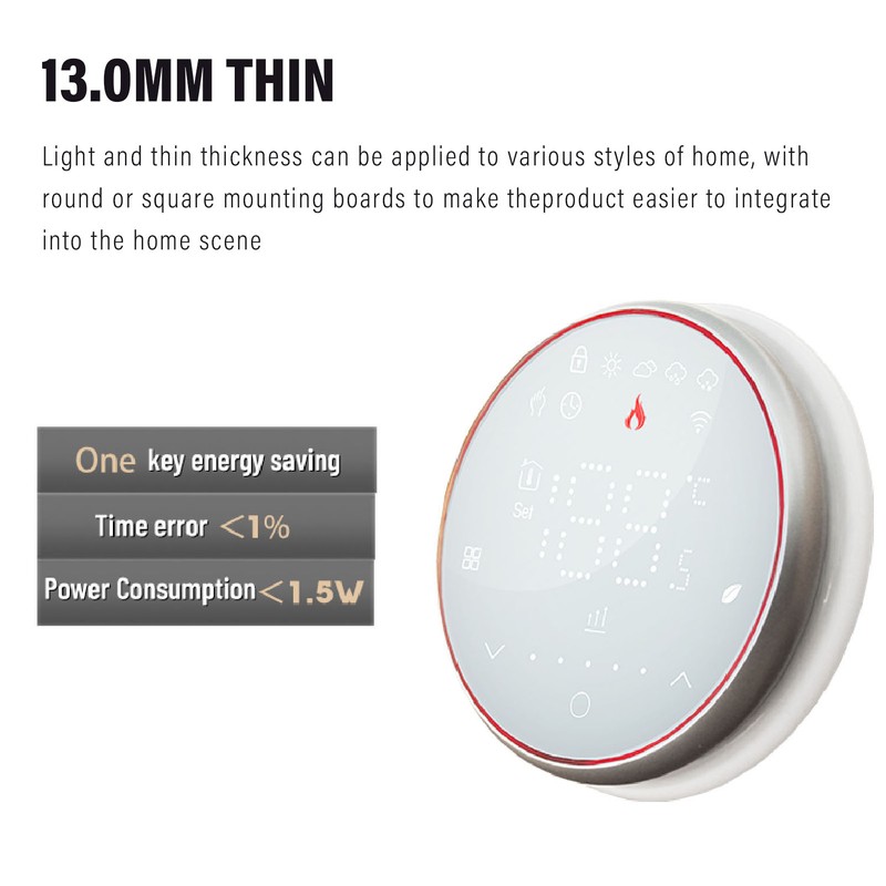 Wireless Smart Thermostat Accurate Programmable WiFi Thermostat Voice APP Control