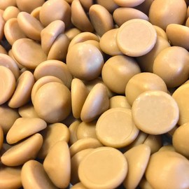 Chefs Collection Barry Callebaut Gold-White Chocolate Caramel Callets, 1 Pound