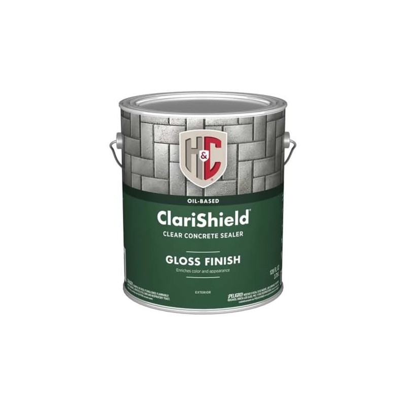 h & c concrete stain GAL CLR 23 Sealer exterior