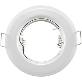 Decken-Einbaustrahler ''SR80'' weiß, starr, Ø80mm, für 50mm Lampen