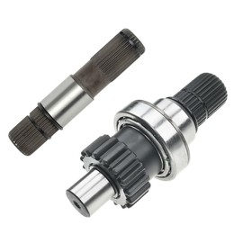 DTA DCIS0104 2 Front Intermediate Stub Shafts For Driver and Passenger Side Axles Compatible With Dodge Ram 1500, 2006-2010; Ram 1500 2011