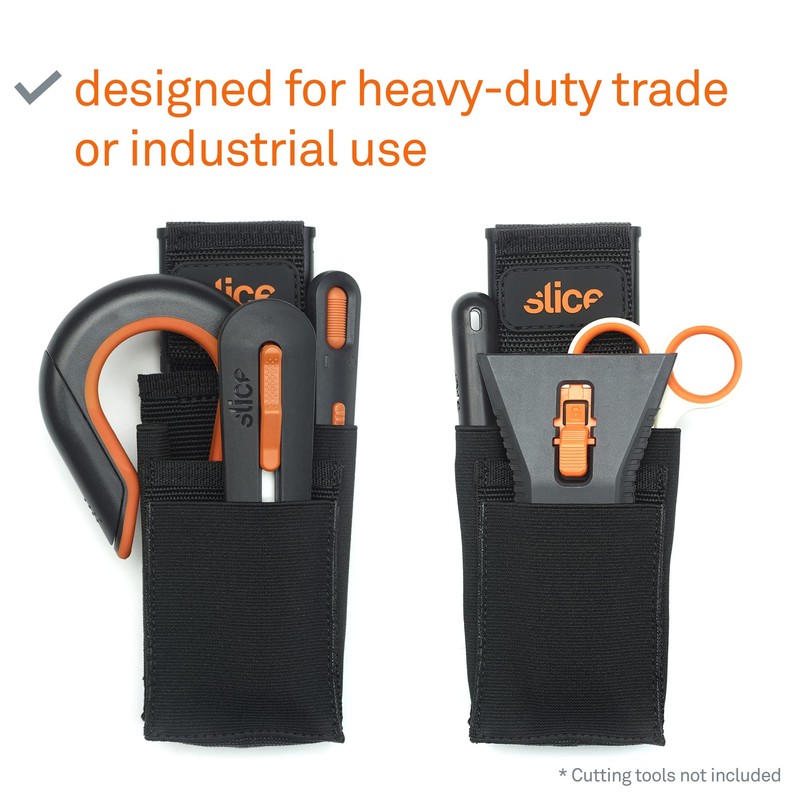 Slice 10516 Tool Holster, Holds Various Tools, Removable Belt Clib,