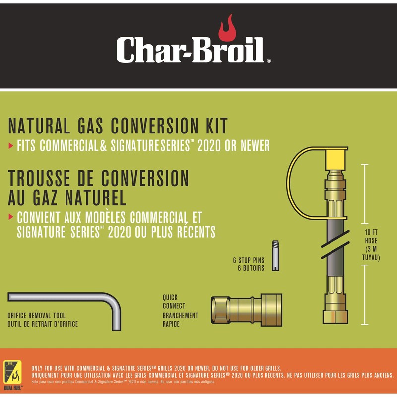 Charbroil Natural Gas Conversion Kit, 2020 and Newer - 8216842R04