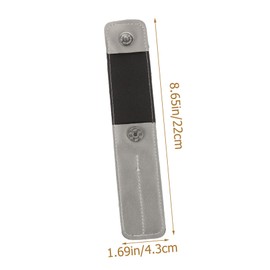 Mikinona 3pcs Eyelash Tweezers Holder Bag Portable Pu Storage Case for Travel Magnetic Snap Closure Lightweight Eyelash Extension Tweezers Pouch for Home and