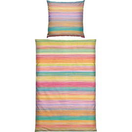 Erwin Müller Seersucker Bed Linen Colourful Size 135 x 200 cm (80 x 80 cm)