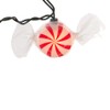 Kurt Adler 10-Light Red Peppermint Candy Light Set