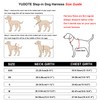 YUDOTE Step-in Reflective Harness Easy-on Easy-off 2-Layer Soft Mesh Vest