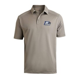 Sport Your Gear Georgia Southern Eagles Men's Prime Athletic Logo Micro Pique Polo with Self Collar, Sport Gray 2XL