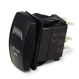 CH4x4 Rocker Switch Led Light Bar Symbol - Amber LED
