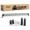 Nilight Single Row LED Light Bar Ultra-Slim Spot Flood Combo