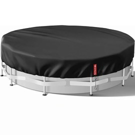 VniYors 14 Ft Round Winter Pool Cover, Heavy Duty Thickened 420D Pool Covers for Above Ground Pools, Cold-Resistant and Tear-Resistant Above Ground Pool Cover