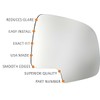 Fits 10-19 Taurus Left Driver Mirror Glass Lens w/Blind Sport