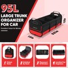 Simniam Large Trunk Organizer for Car, Collapsible Multi Compartment Car