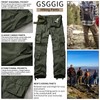 GSGGIG Men's Outdoor Hiking Pants Ripstop Wild Cargo Pants Army