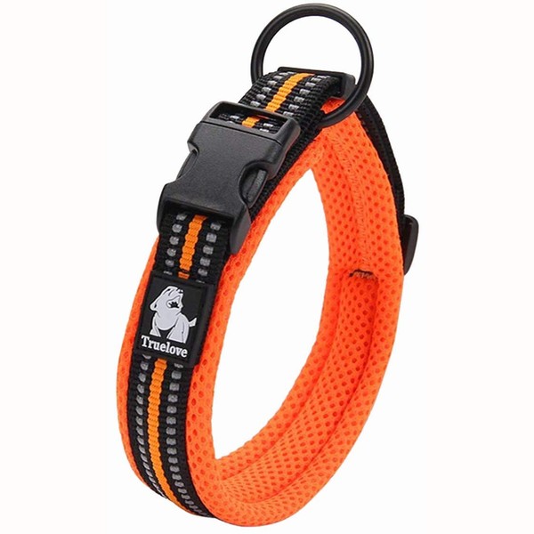 Truelove Dog Training Collar TLC5011 Reflective Premium Buckle Nylon Webbing