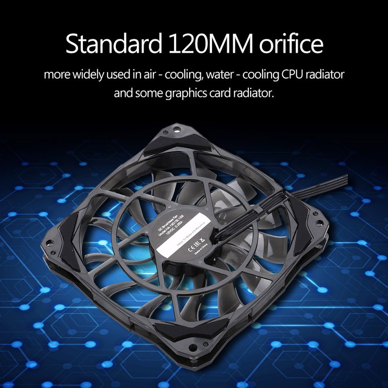 For ID-COOLING No 12015 12cm Thin Fan Height 12cm PWM
