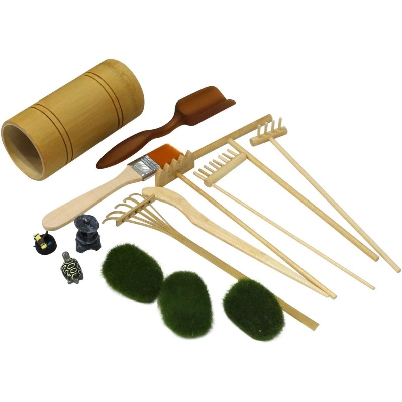 BangBangDa Mini Zen Garden Rake Tool - Tabletop Meditation Rock