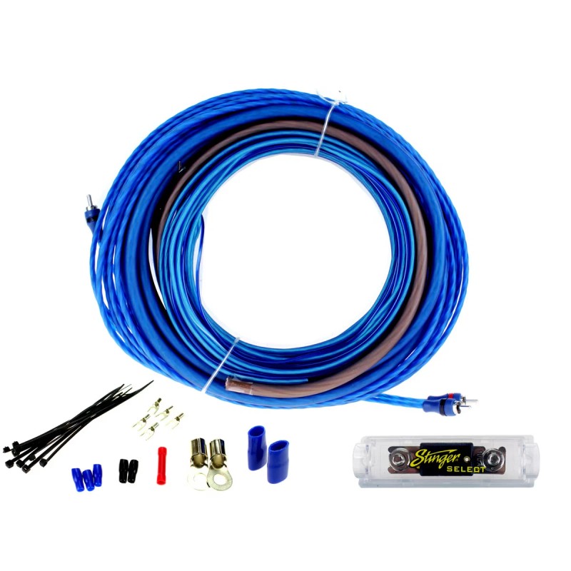STINGER SELECT SSK4-ANL / 4 GA COMPLETE AMPLIFIER WIRING KIT
