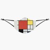 LOQI PIET MONDRIAN Face Mask - Composition with Red, Yellow,