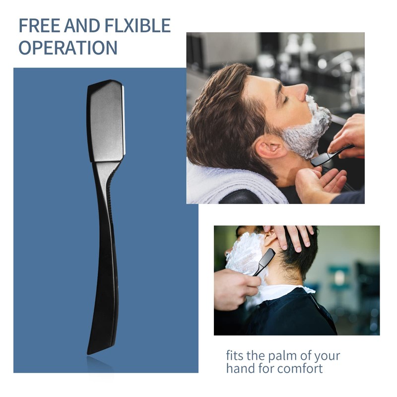 Barber Razor Professional Straight for Men: Stainless Steel Razor Close