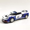 Kinsmart. 2012 White and Blue Lotus Exige 16 R-GT 1/32