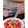 uvbws 2PCS Stainless Steel Double Headed Watermelon/Honeydew Ball Spoon ，Set