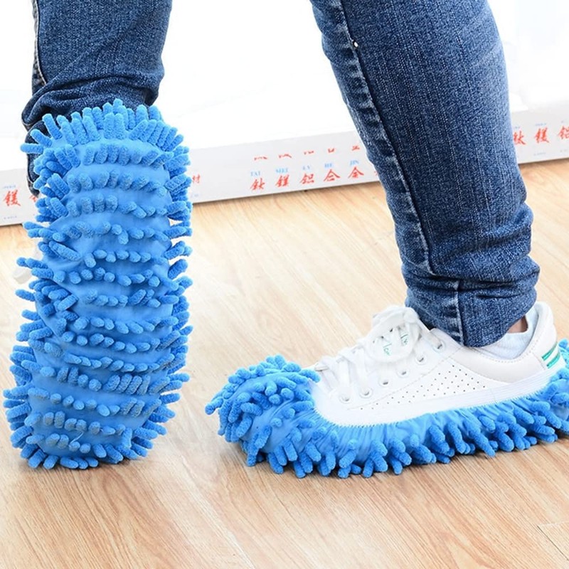 YFFSFDC Mop Slippers, Room Shoes, Floor Mop, Cleaning Slippers, Cleaning