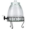 2.4 Gallon Glass Bee Hive Beverage Drink Water Ice Tea