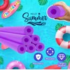 Chochkees Purple Pool Noodles Swimming Hollow Core Foam Tube, Floating