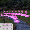 Tujoe 36ft Solar Stake Lights with 16 LED Solar Powered
