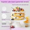 12 Inch Cakeboard 12 Pack, 1/2 Inch Thick Round Cake
