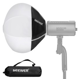 NEEWER 12"/30cm Lantern Softbox with NEEWER Mount (Not Bowens Mount), Quick Release 360° Omnidirectional Light Diffuser Modifier Mini Softbox for MS60 MS60B MS60C MS150B LED Video Studio Light, NS6L