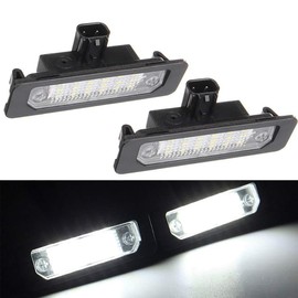 Xinctai 2PCS LED Rear Number License Plate Light Lamp For Ford Mustang Focus Fusion Flex Mercury sable milan Lincoln MKS MKT MKX MKZ OEM 8T5Z13550B 8T5Z13550A