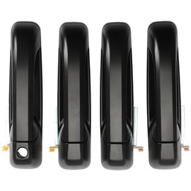 NFSpeeding 4PCS Exterior Door Handle Left&Right Side Fits 2010-2020 Ram 1500 2500 3500 4500 5500, Replaces 1GH18AXRAF 1GH19AXRAF