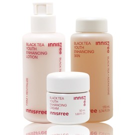 Innisfree Black Tea Youth Enhancing 3 types / 이니스프리 블랙티 유스 인핸싱 3종