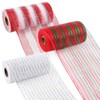 tenn well 3 Rolls Deco Mesh Rolls for Wreath Making