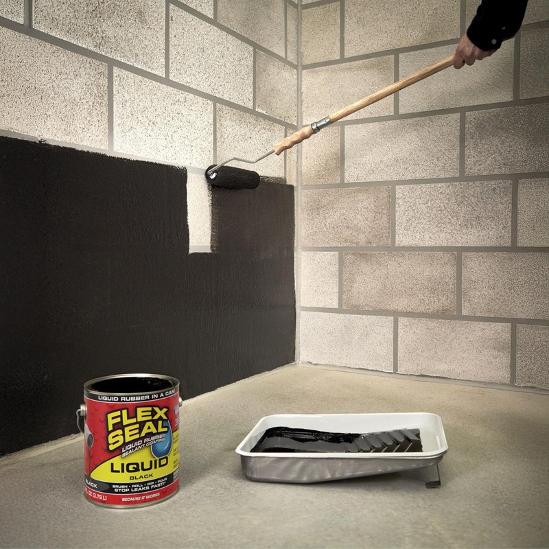 Flex Seal Liquid, Rubber Coating Sealant, Waterproof, Flexible, Breathable, and