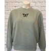 Wild Fable Oversized Sweatshirt With Butterfly Size Large