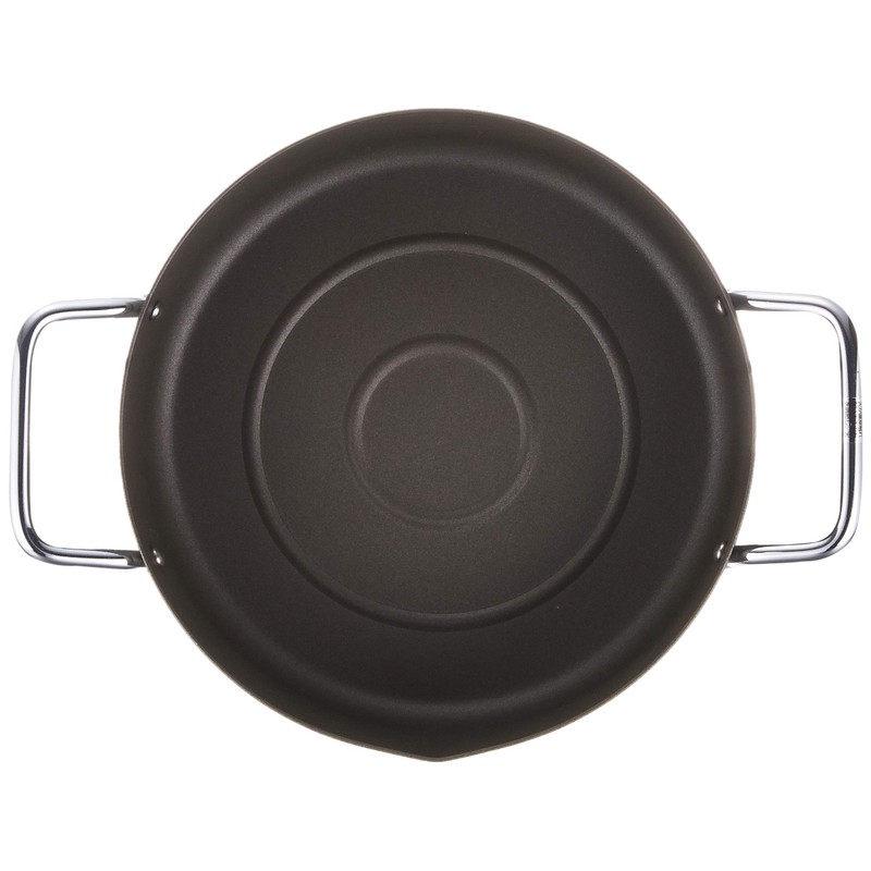 Pearl Metal Deep Fry Cook Iron Double-Handle Tempura Pot 20cm