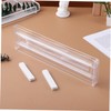 SHINEOFI 6 Pcs Expandable Clear Drawer Dividers Adjustable Organizers for