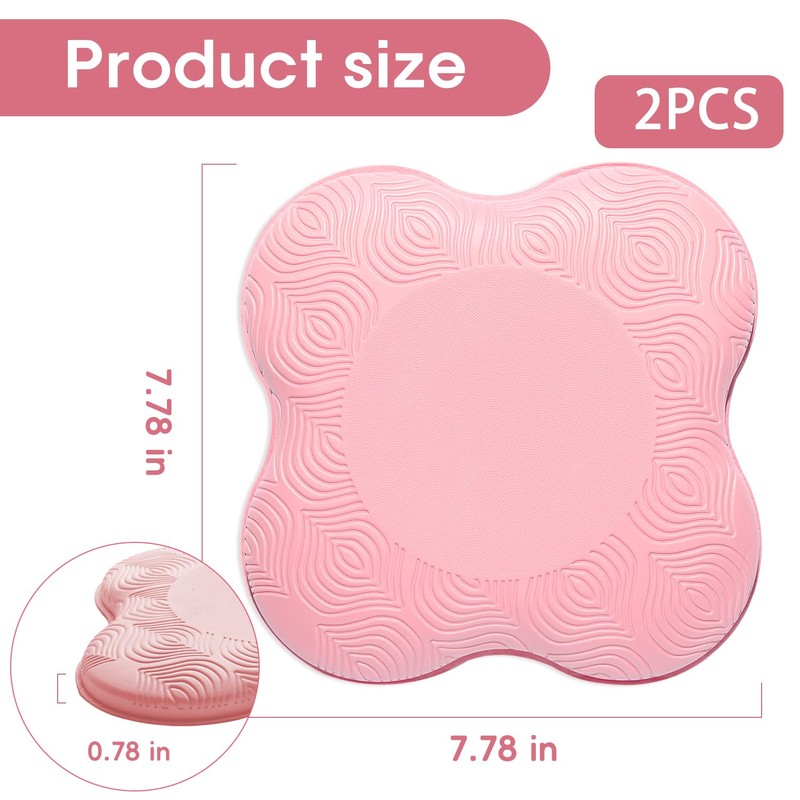 MBHKRRS 2 Pack Yoga Knee Pads Mat Set - Extra