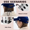 Fascetta 3pcs Hat Retainer Clip Windproof Fishing Caps Easy Clips