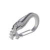 Tungyi Titanium Carabiner Keychain Clip, 3-in-1 Multi Function Keychain Looking