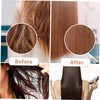 Gatuida 1Pc Thickened Verawood Massage Comb Moon Shape Carved Hair