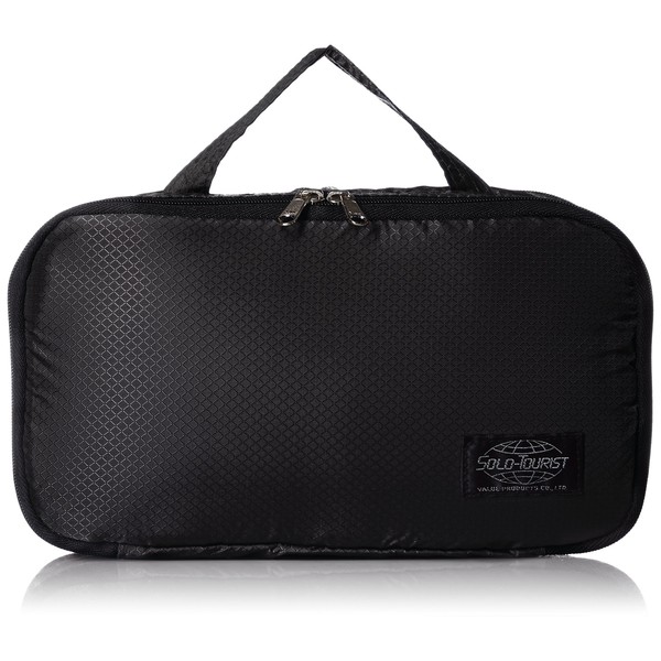 [ソロ・ツーリスト] 洗面ポーチ 旅行、出張、はっ水加工生地 13 cm 0.11kg ブラック